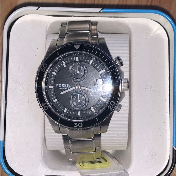 Fossil Other - Platinum Fossil watch